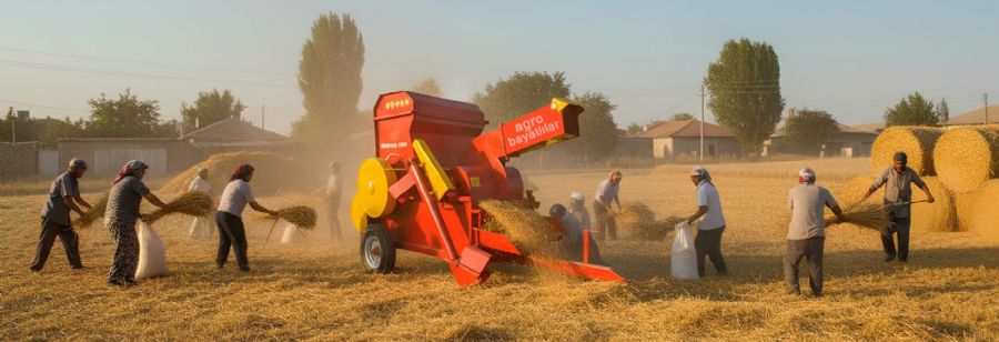 AGRO Saman Harman Makinası Yer Fıstığı Patoz