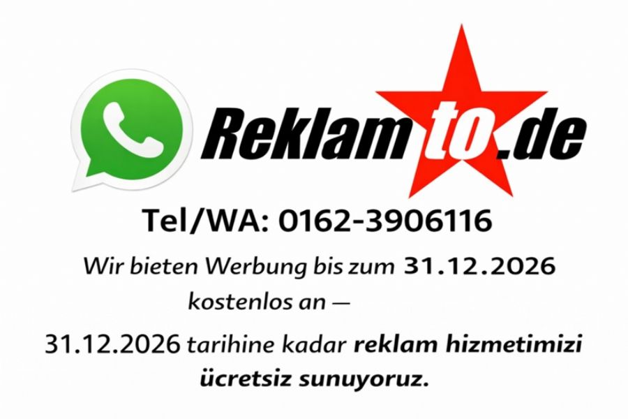 Reklamto.de Almanca-Türkçe broşürler Tanitim Reklam