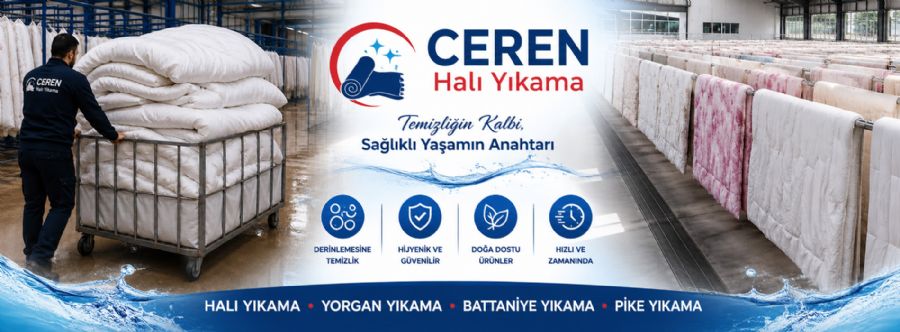 CEREN Konya halı yorgan battaniye yıkama