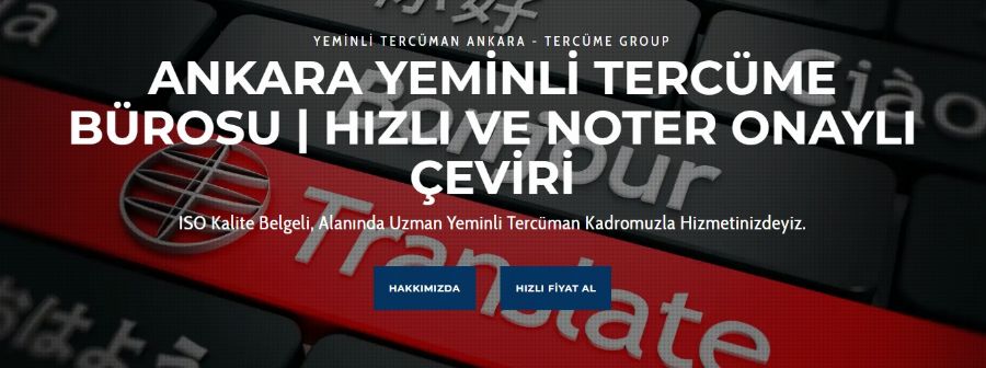 Tercüme Group - Ankara Tercüme Bürosu