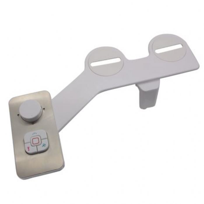 ABS Plastic Brushed Stainless Steel Panel Bidet Seat